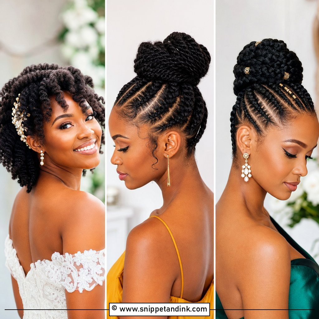20 Black Natural Hair Wedding Styles for Beautiful Brides