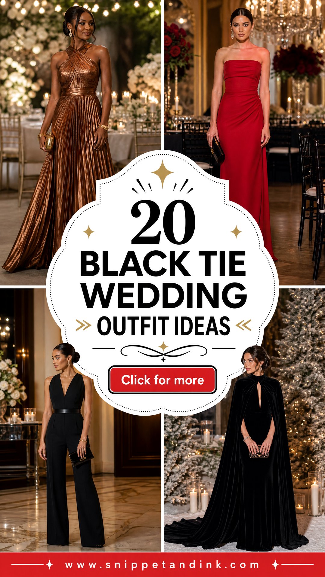 20 Black Tie Wedding Outfit Ideas for Every Formal Guest - 20 Black Tie Wedding Outfit Ideas for Every Formal Guest