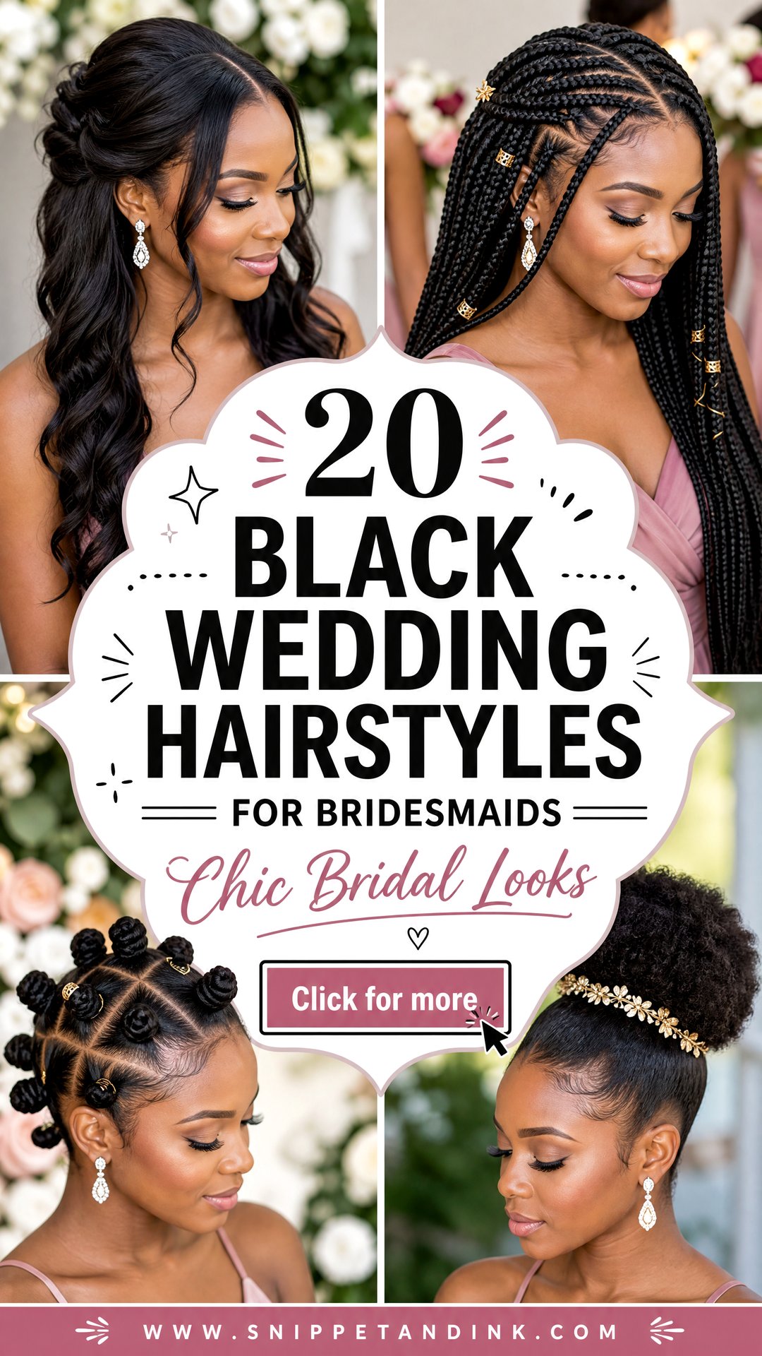 20 Black Wedding Hairstyles for Bridesmaids Chic Ideas - 20 Black Wedding Hairstyles for Bridesmaids: Chic Ideas