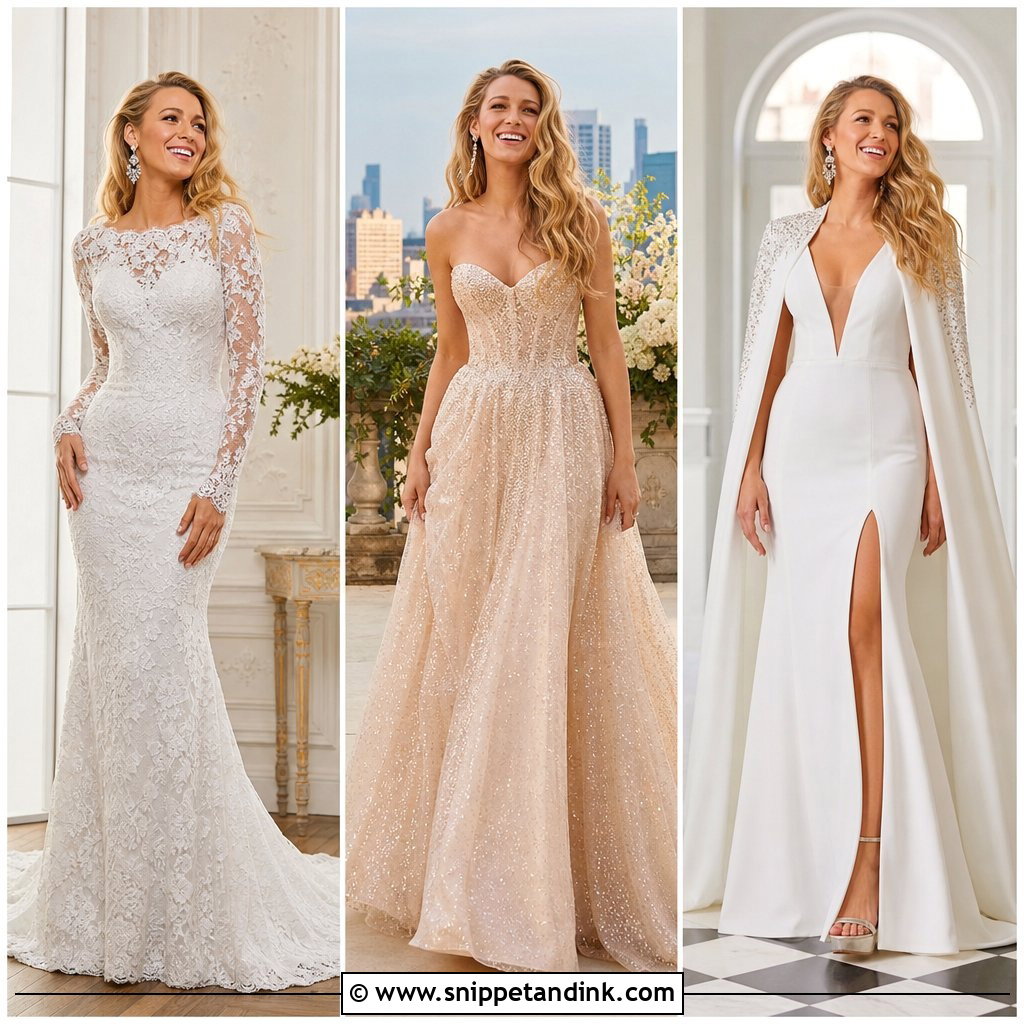 20 Blake Lively Wedding Dress Ideas for Glamorous Brides