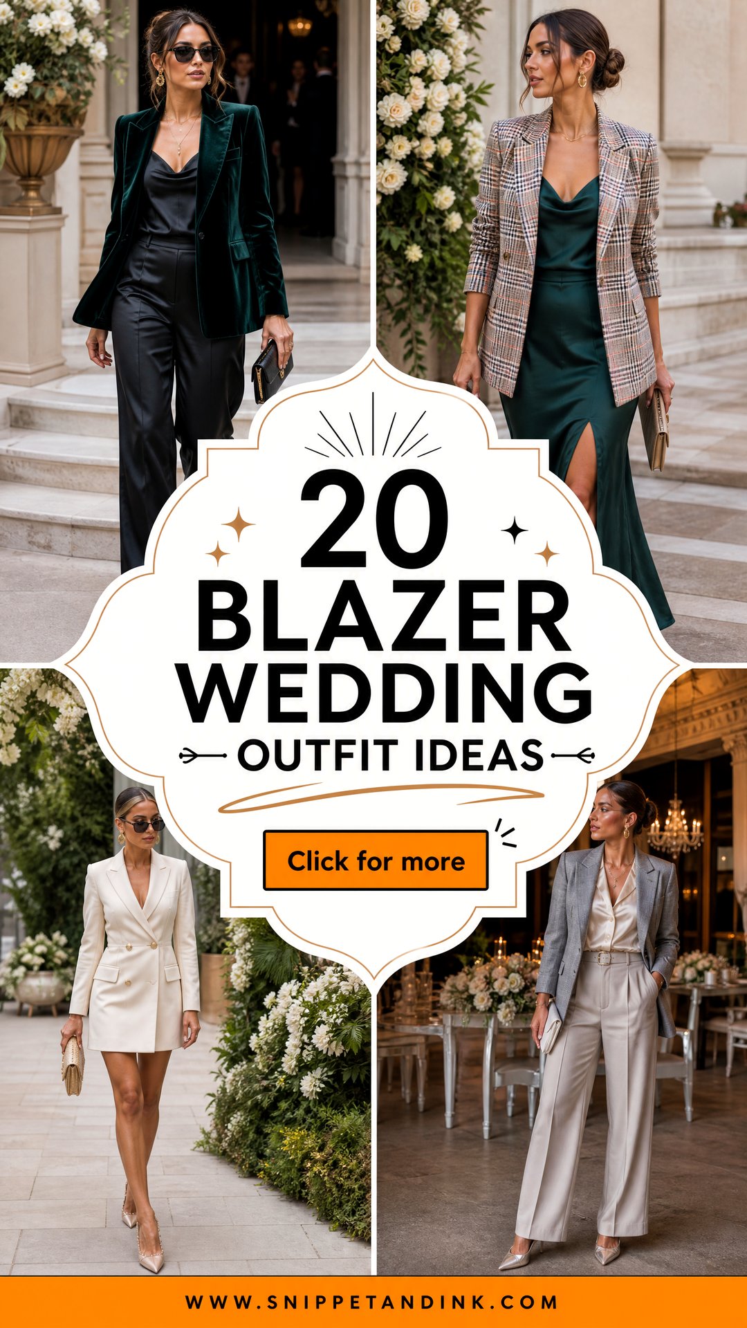 20 Blazer Wedding Outfit Ideas for Chic Modern Wedding Guests - 20 Blazer Wedding Outfit Ideas for Chic, Modern Wedding Guests