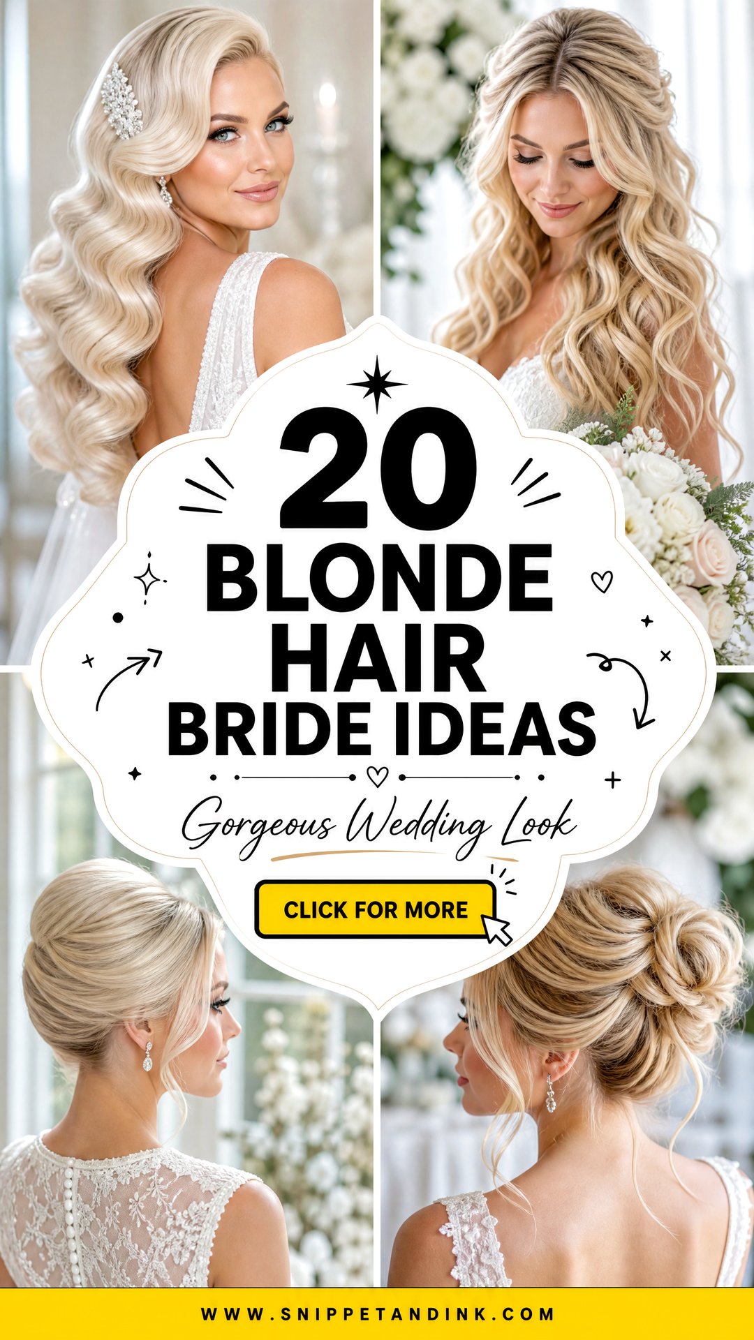 20 Blonde Hair Bride Ideas for a Gorgeous Wedding Look - 20 Blonde Hair Bride Ideas for a Gorgeous Wedding Look