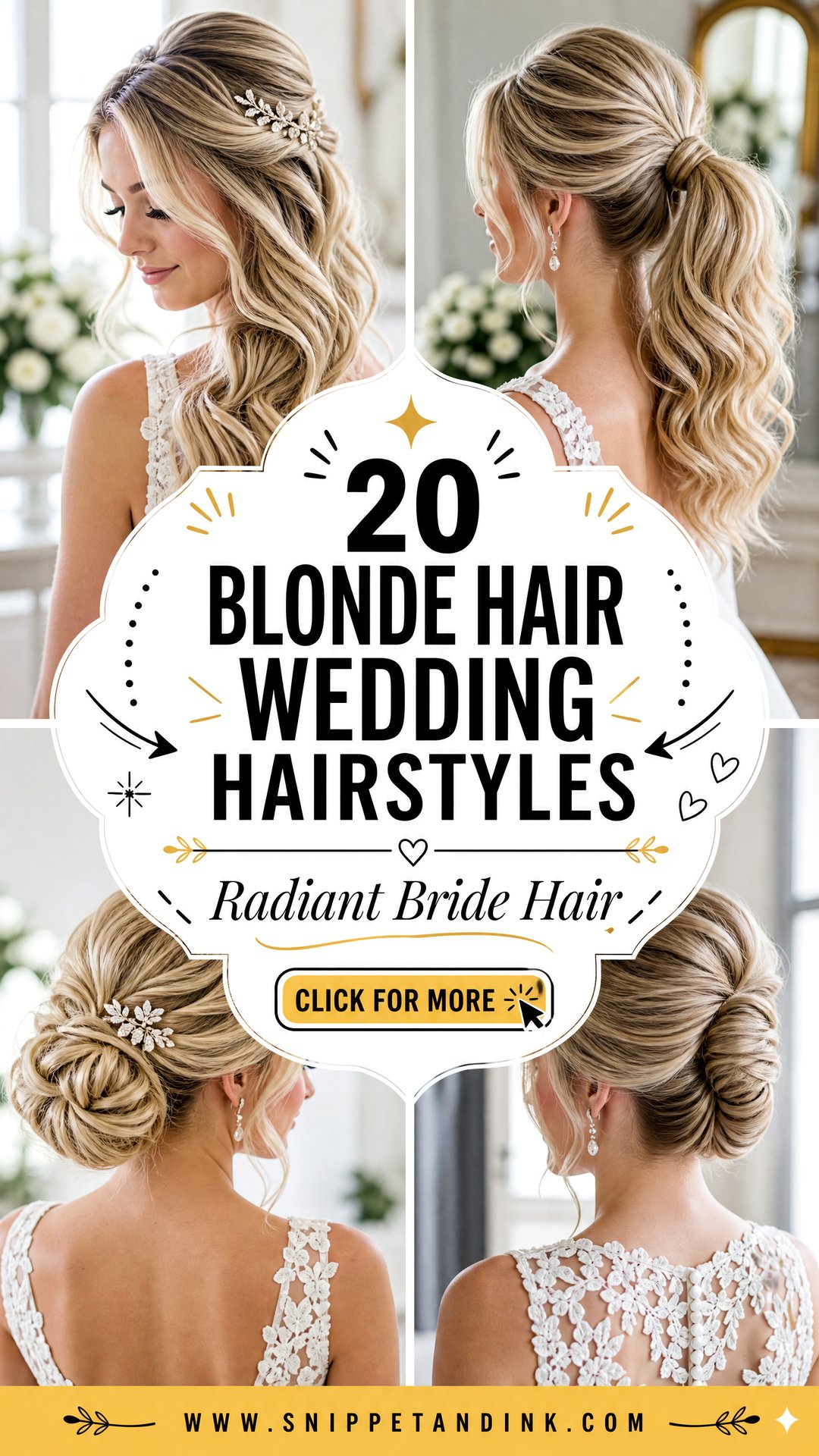 20 Blonde Hair Wedding Hairstyles for Radiant Brides - 20 Blonde Hair Wedding Hairstyles for Radiant Brides