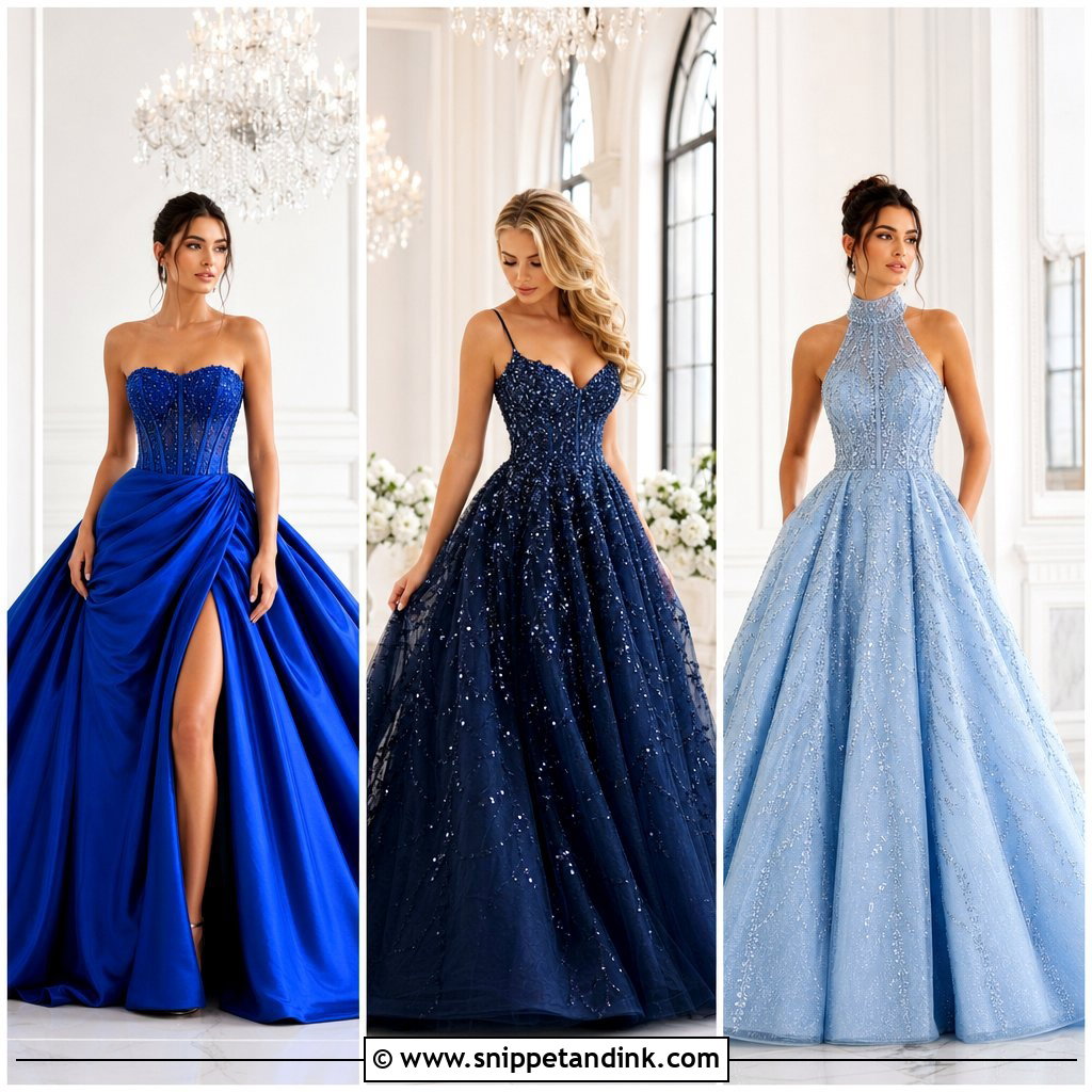 20 Blue Ballgown Ideas: Dreamy Statement Looks This Season