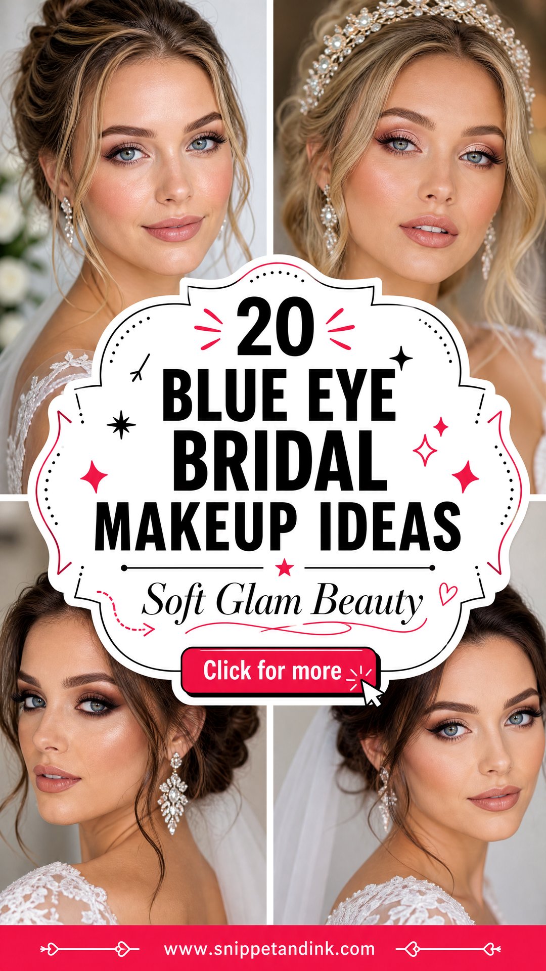 20 Blue Eye Bridal Makeup Ideas for Soft Glam Beauty - 20 Blue Eye Bridal Makeup Ideas for Soft Glam Beauty