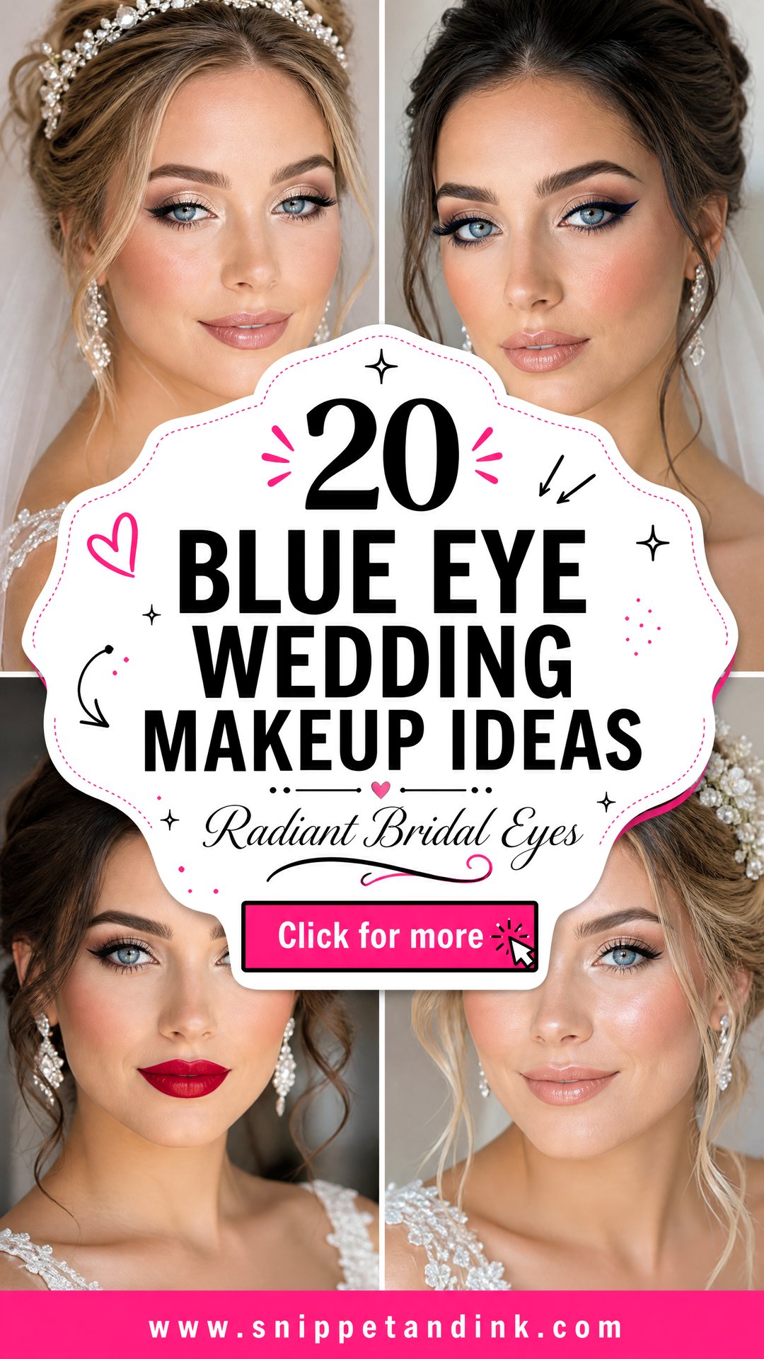 20 Blue Eye Wedding Makeup Ideas for Radiant Brides - 20 Blue Eye Wedding Makeup Ideas for Radiant Brides
