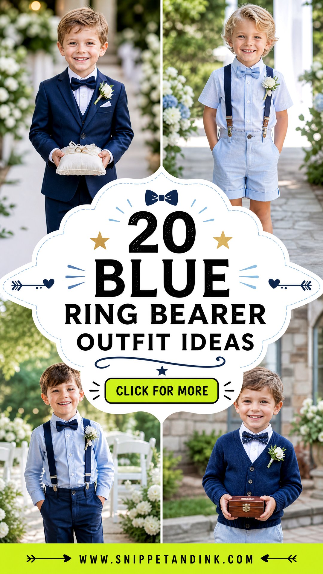 20 Blue Ring Bearer Outfit Ideas for Your Little Gentleman - 20 Blue Ring Bearer Outfit Ideas for Your Little Gentleman