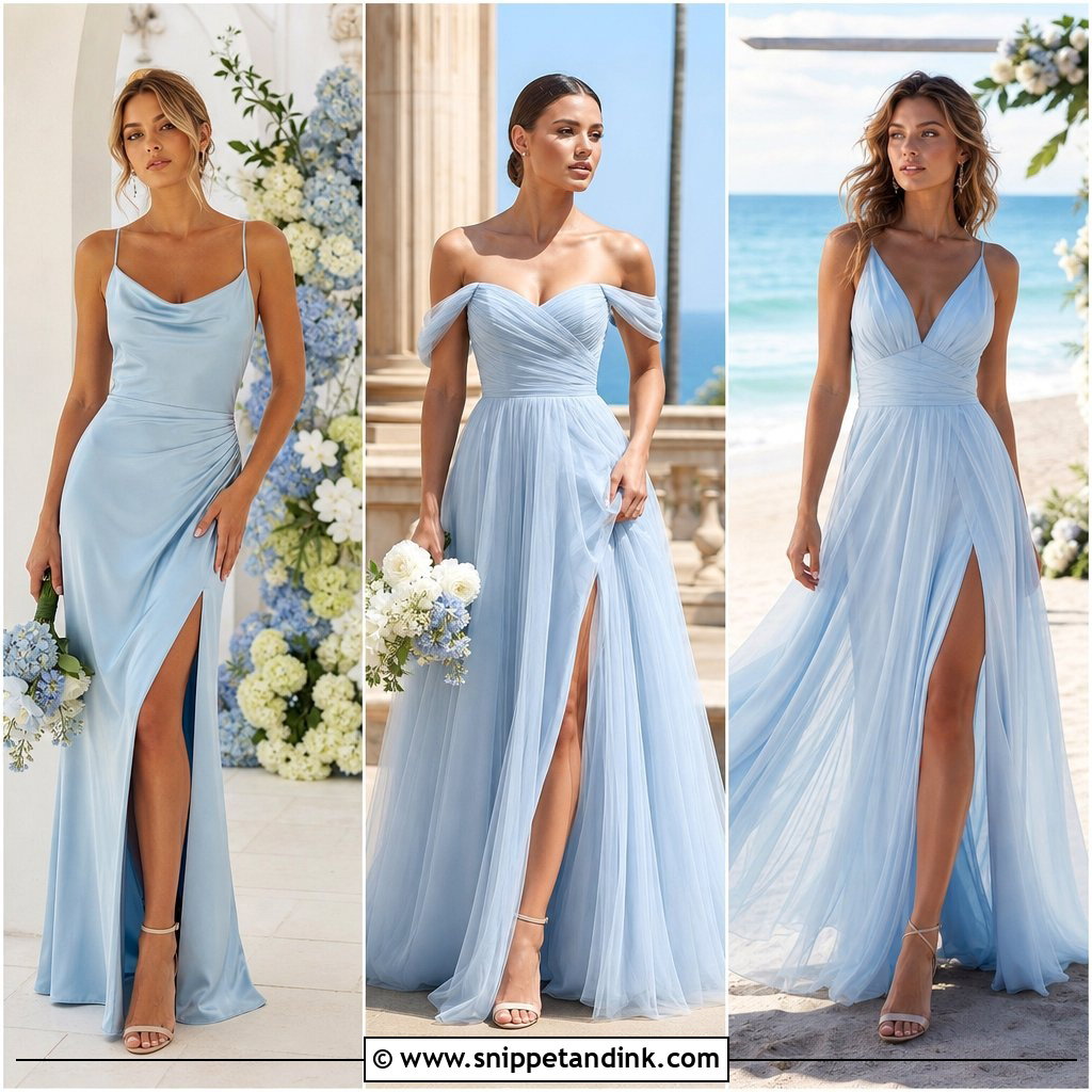 20 Blue Wedding Dress Outfit Ideas: Striking Modern Bridal Looks