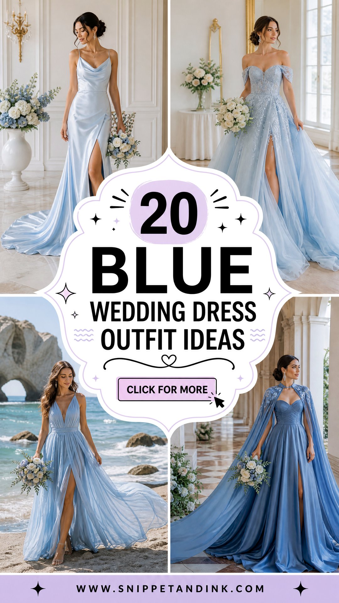 20 Blue Wedding Dress Outfit Ideas Striking Modern Bridal Looks - 20 Blue Wedding Dress Outfit Ideas: Striking Modern Bridal Looks