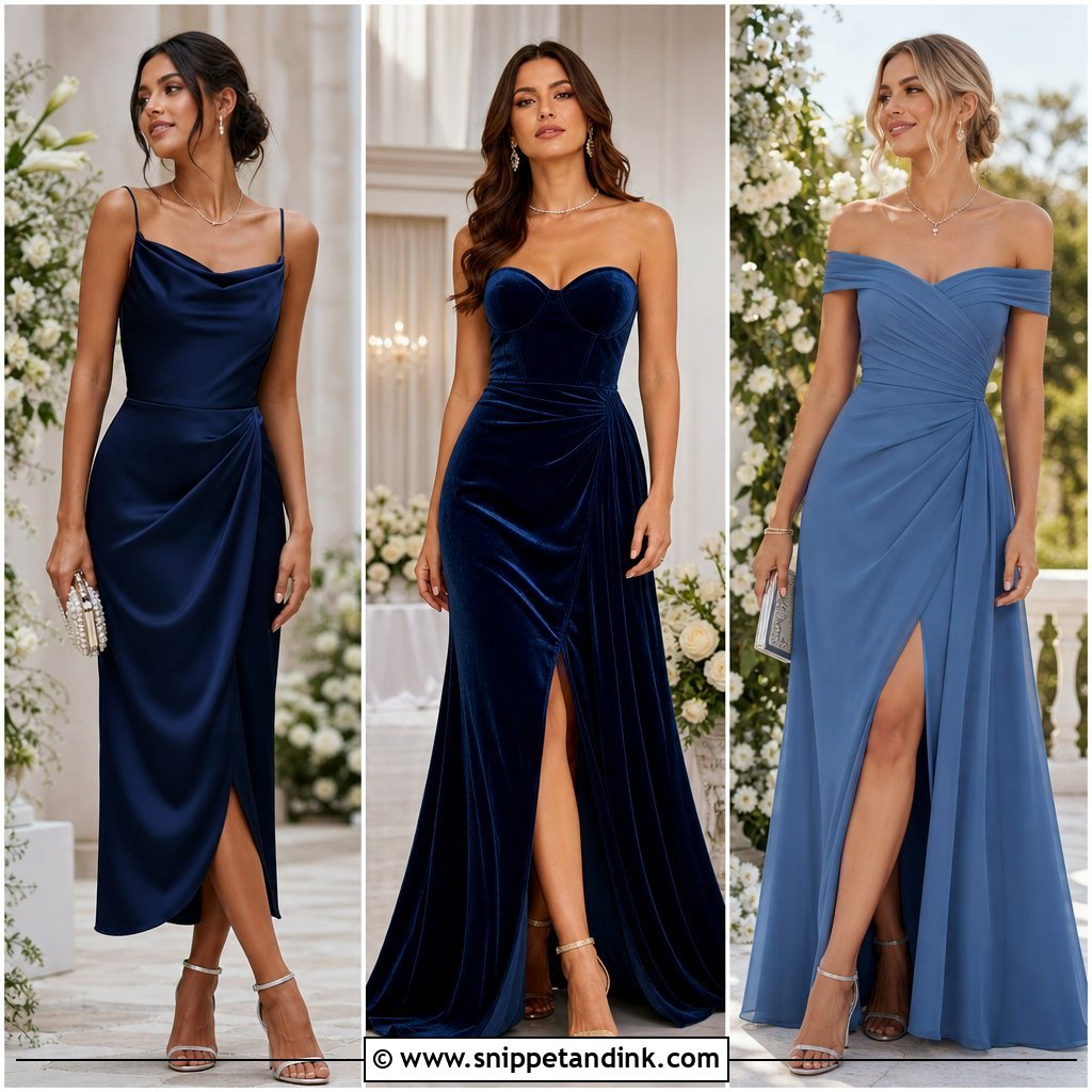 20 Blue Wedding Outfit Ideas for Every Dress Code and Season
