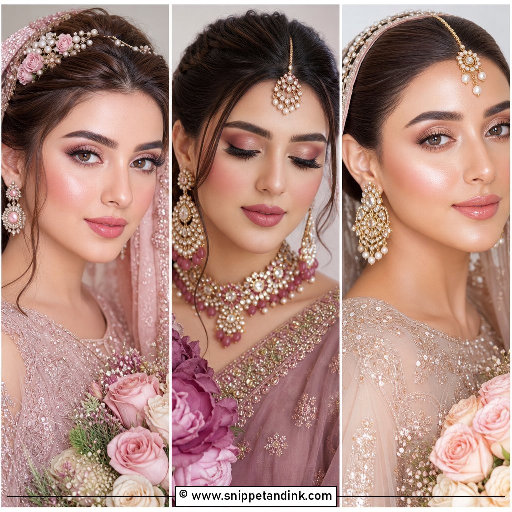 20 Blush Bridal Makeup Ideas for a Soft Romantic Glow
