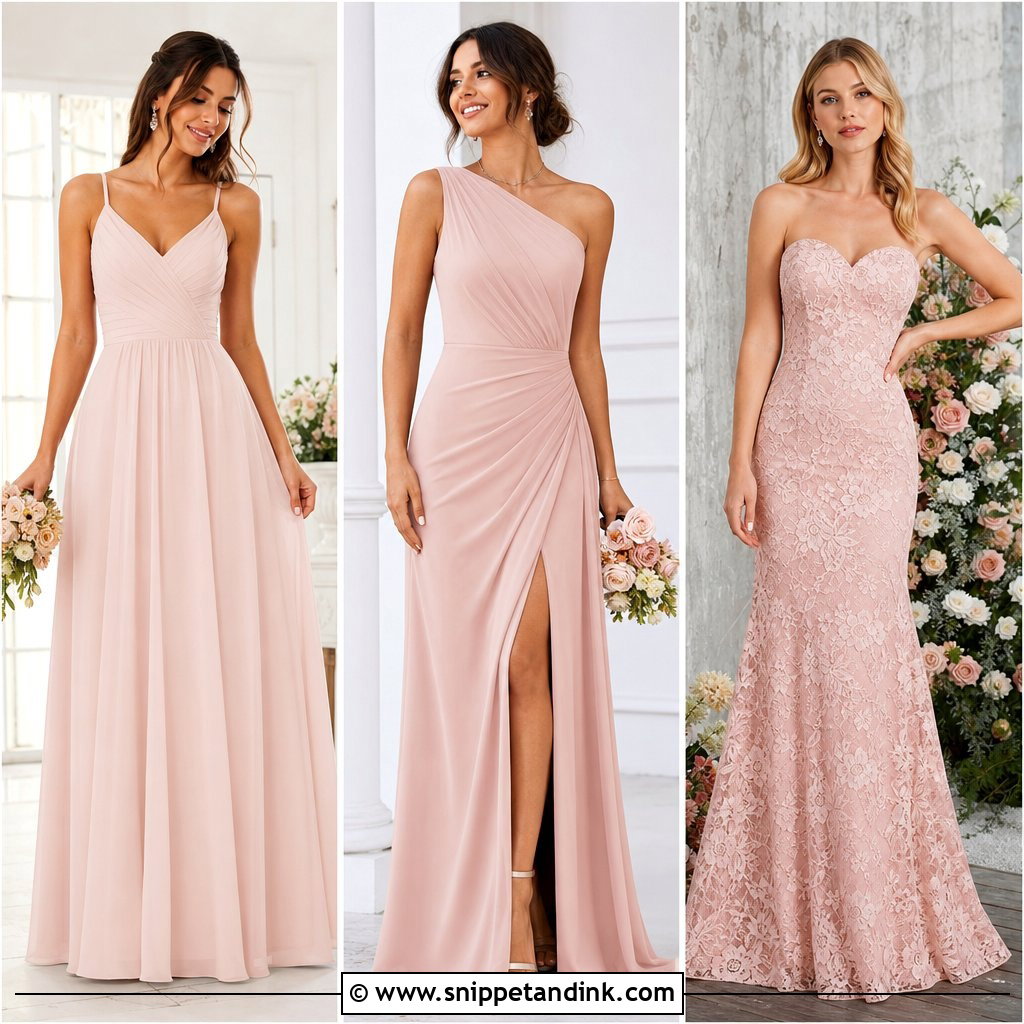 20 Blush Gown Ideas for a Dreamy, Romantic Bridal Look