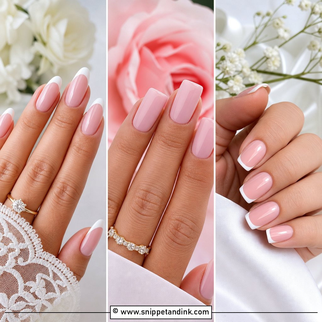 20 Blush Pink Wedding Nails for Romantic Bridal Glam
