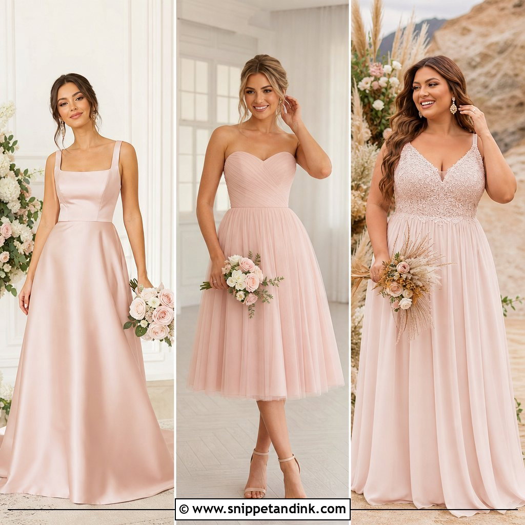 20 Blush Wedding Dresses for a Dreamy, Romantic Style