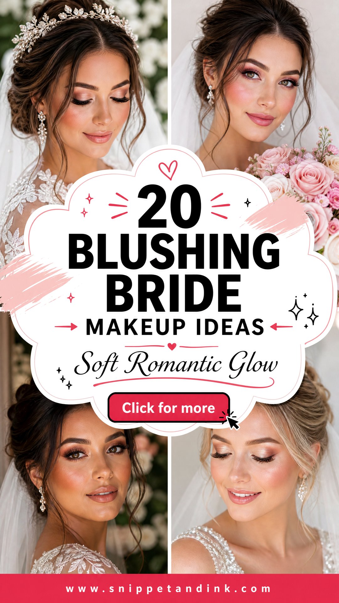 20 Blushing Bride Makeup Ideas for a Soft Romantic Glow - 20 Blushing Bride Makeup Ideas for a Soft Romantic Glow