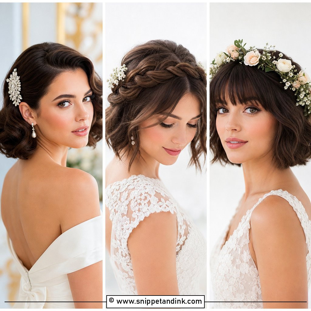 20 Bob Hair Bride Ideas for Chic Short Wedding Looks Today