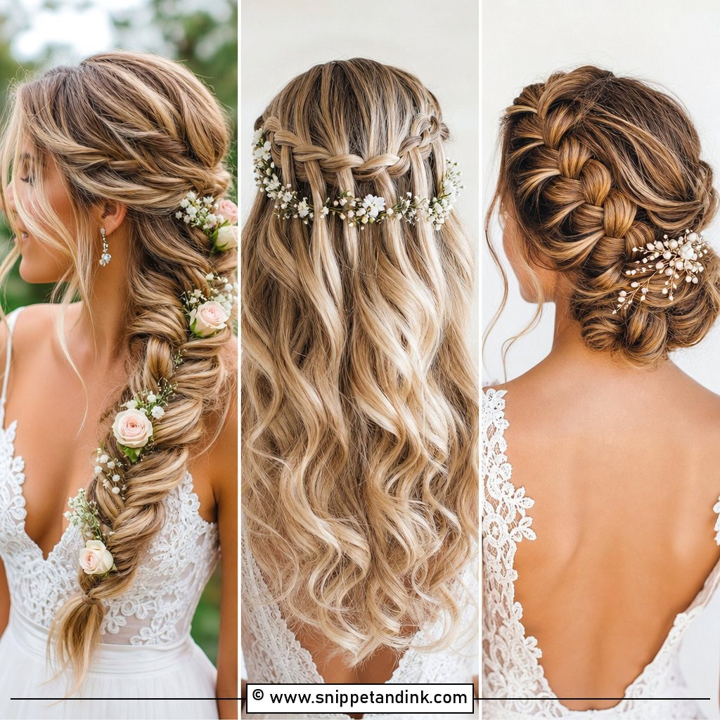 20 Boho Braids Wedding Looks for Free-Spirited Brides