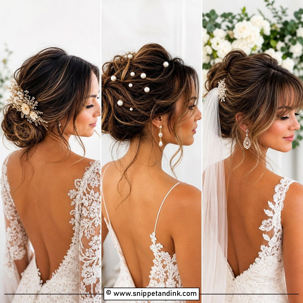 20 Boho Bridal Hair Updo Ideas for Romantic Wedding Style