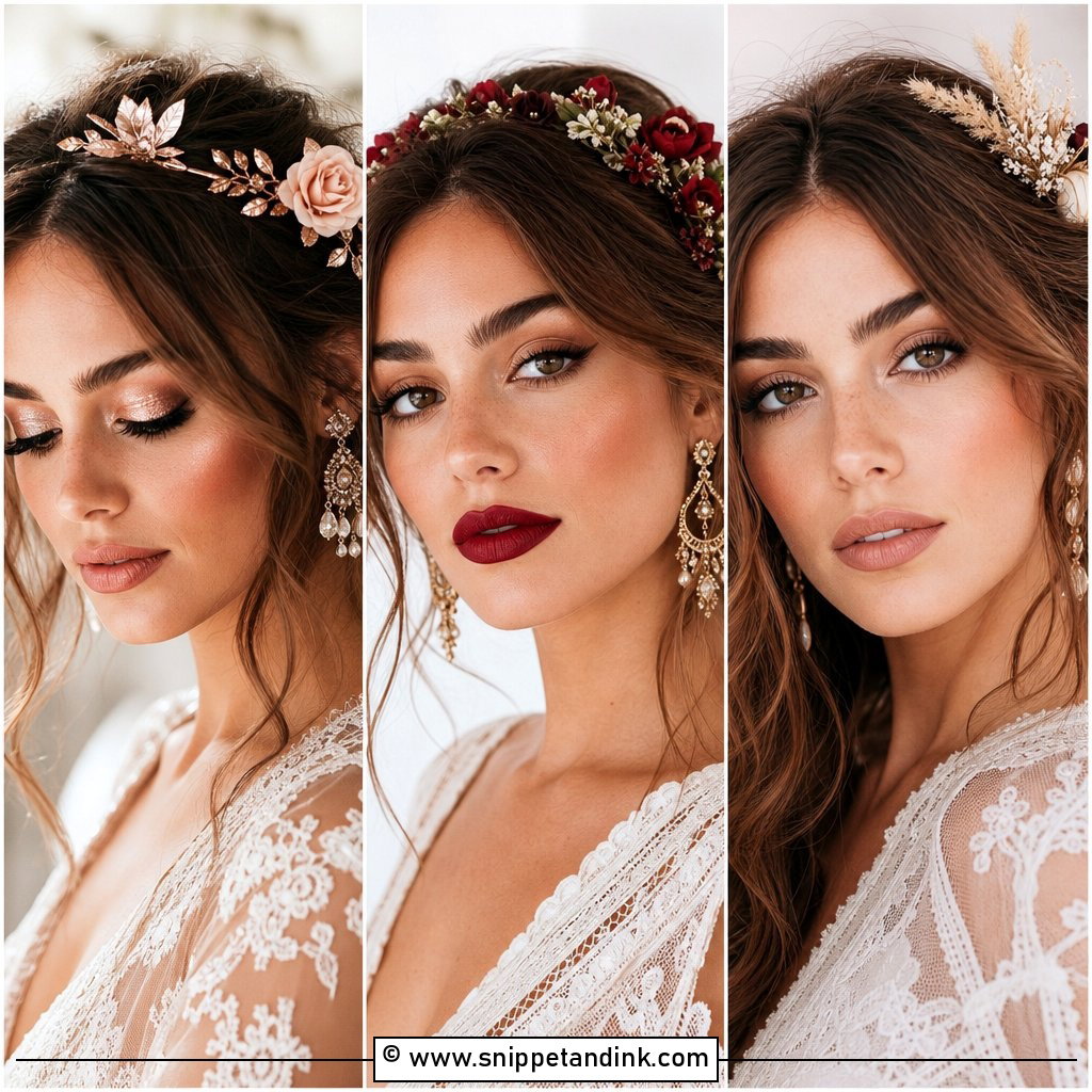 20 Boho Bridal Makeup Ideas for a Soft Radiant Glow