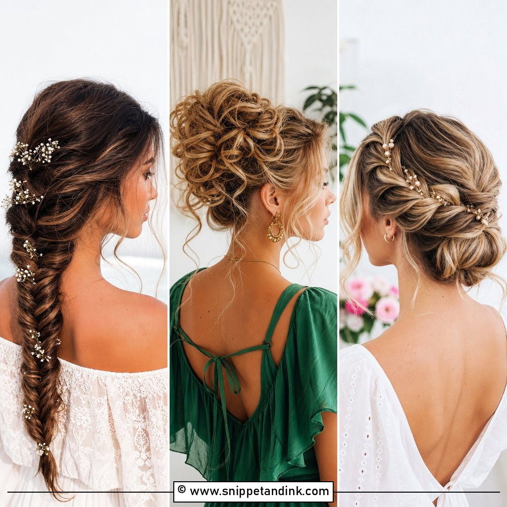 20 Boho Bride Hairstyles for Dreamy Free-Spirited Looks