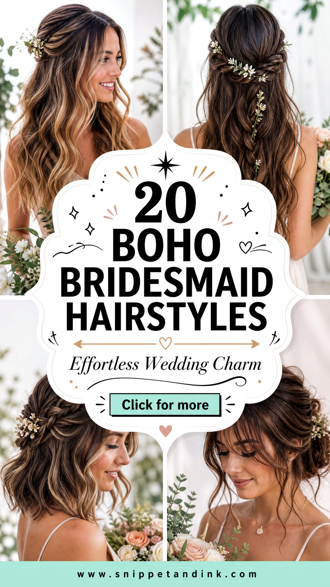 20 Boho Bridesmaid Hairstyles for Effortless Wedding Charm - 20 Boho Bridesmaid Hairstyles for Effortless Wedding Charm