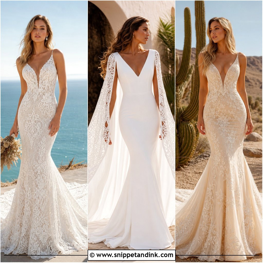 20 Boho Mermaid Wedding Dress Ideas for a Stunning Aisle Look