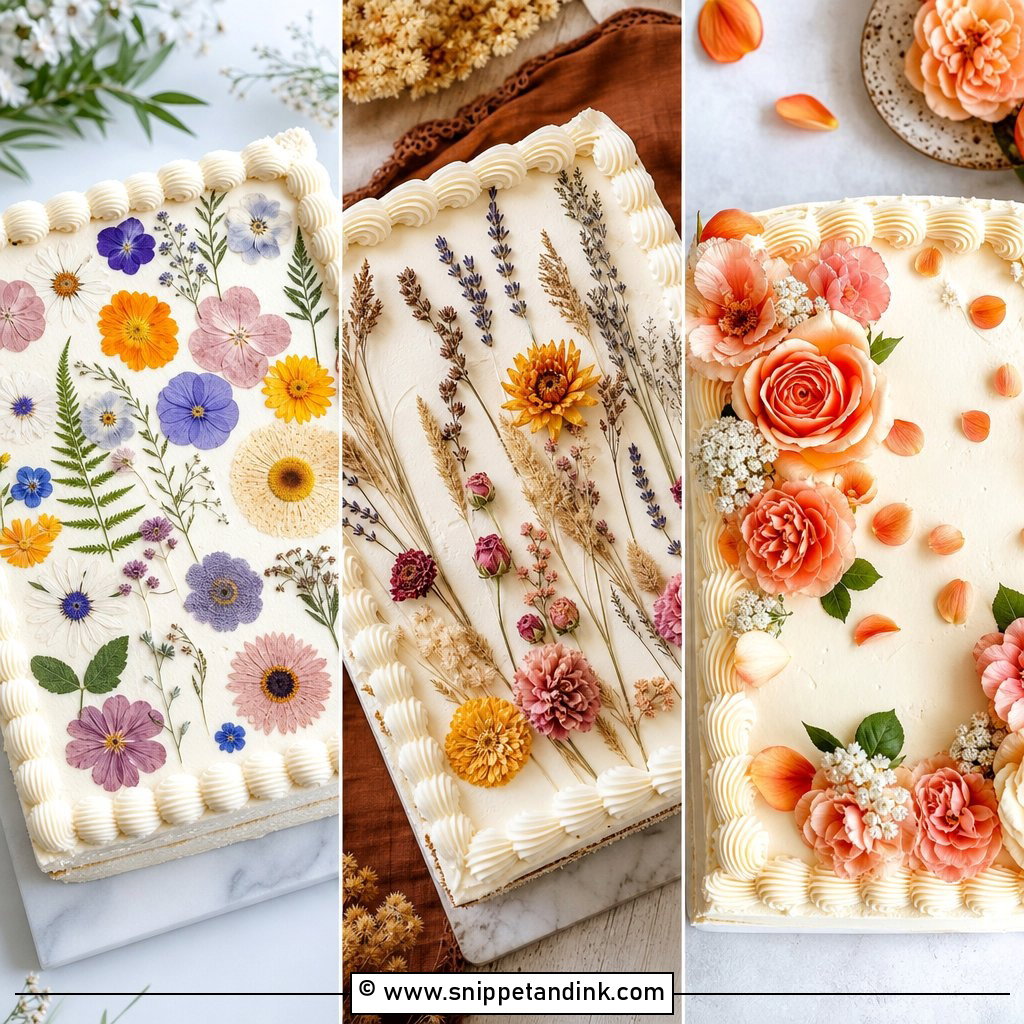20 Boho Sheet Cake Ideas for Wedding Chic Laid-Back Looks