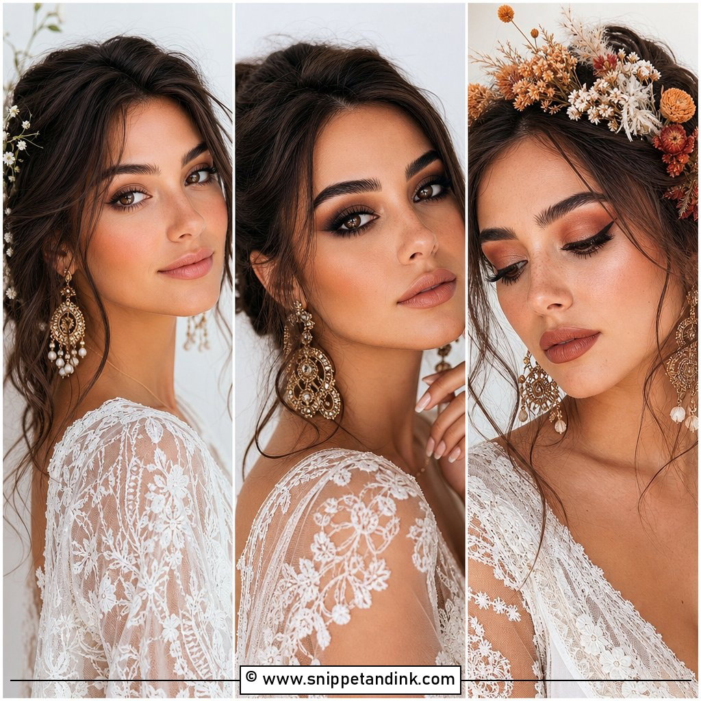 20 Boho Wedding Makeup Ideas for an Effortless Glow