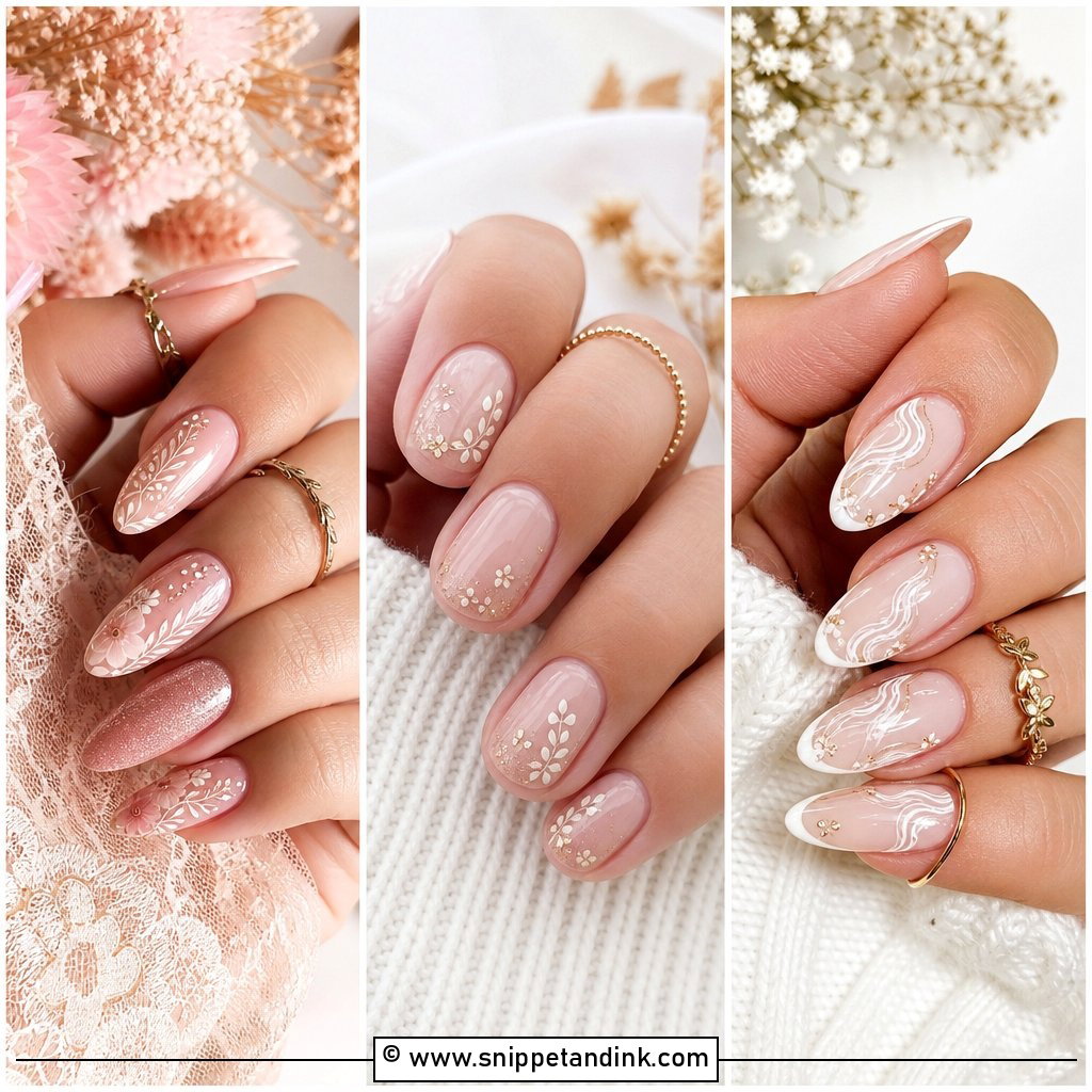20 Boho Wedding Nails for Bride Looks With Chic Detail