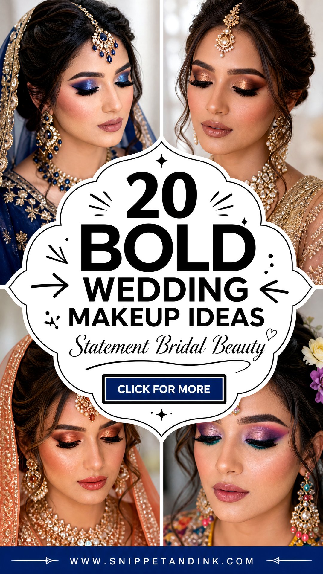 20 Bold Wedding Makeup Ideas for Statement Bridal Beauty - 20 Bold Wedding Makeup Ideas for Statement Bridal Beauty