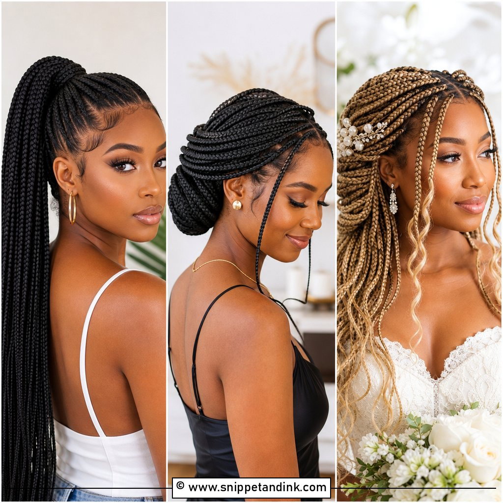 20 Box Braids Wedding Hairstyles for Beautiful Brides