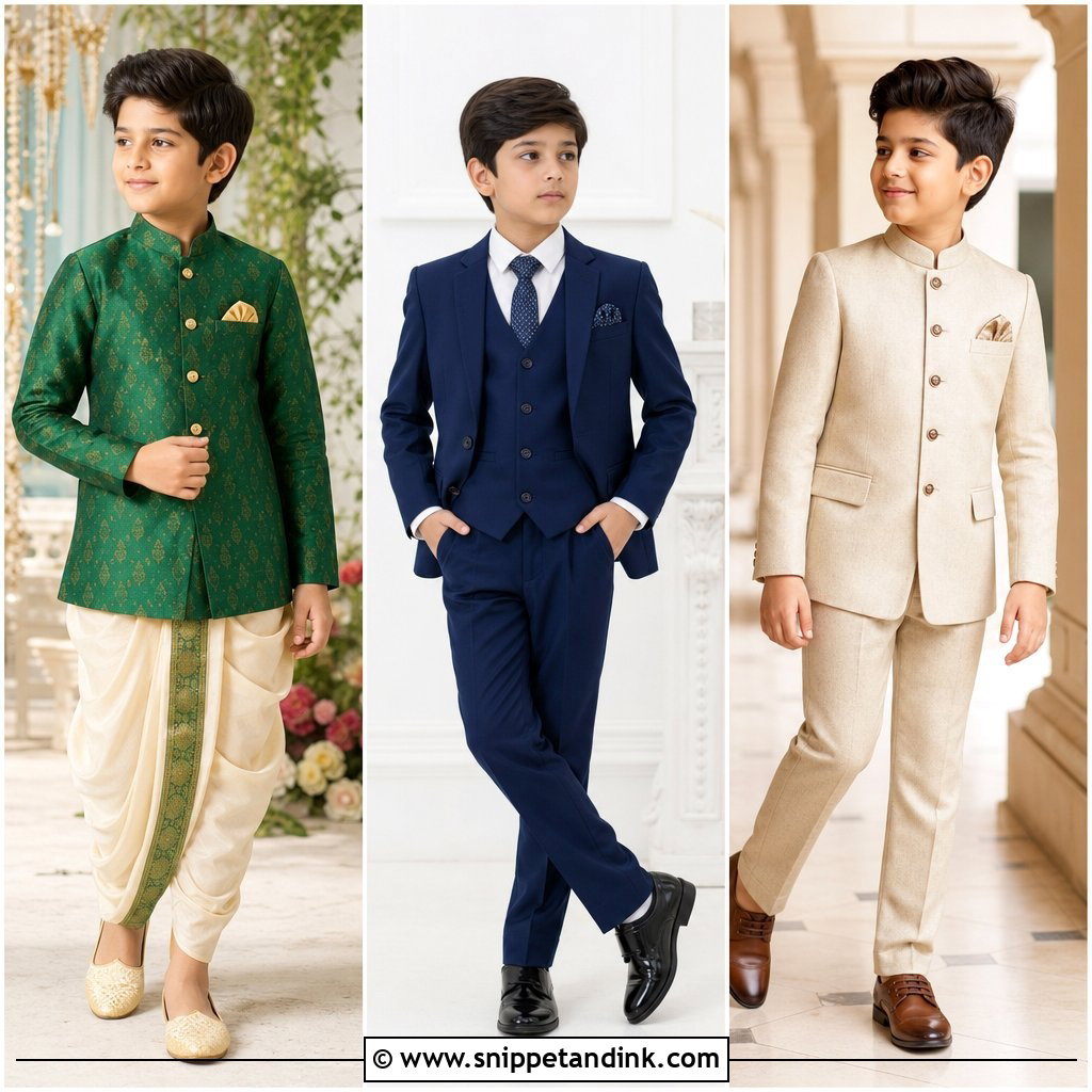 20 Boys Marriage Outfit Ideas: Smart Wedding Celebration Looks
