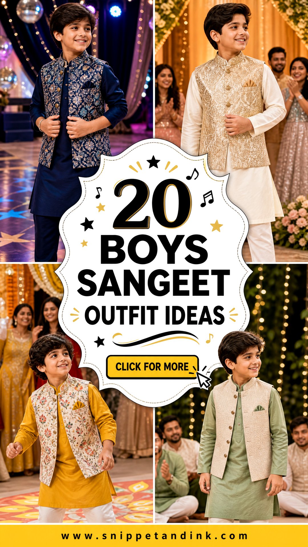 20 Boys Sangeet Outfit Ideas for a Joyful Family Celebration - 20 Boys Sangeet Outfit Ideas for a Joyful Family Celebration