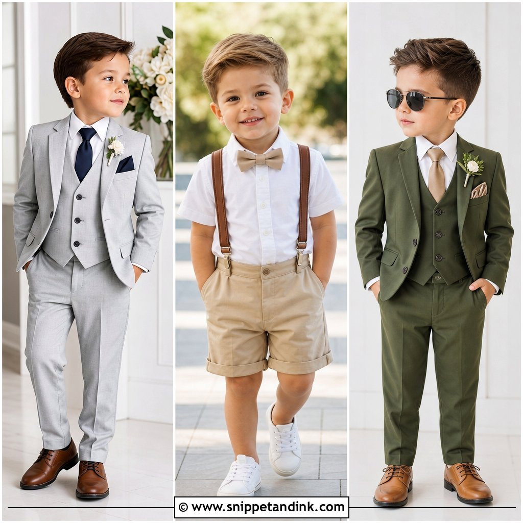 20 Boys Suit Outfit Ideas for Wedding Smart Looks for Kids