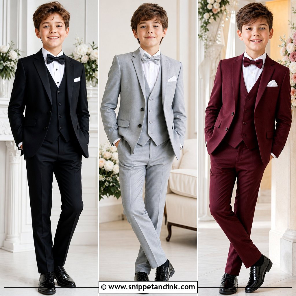 20 Boys Suits for Wedding Sharp and Stylish Celebration Looks