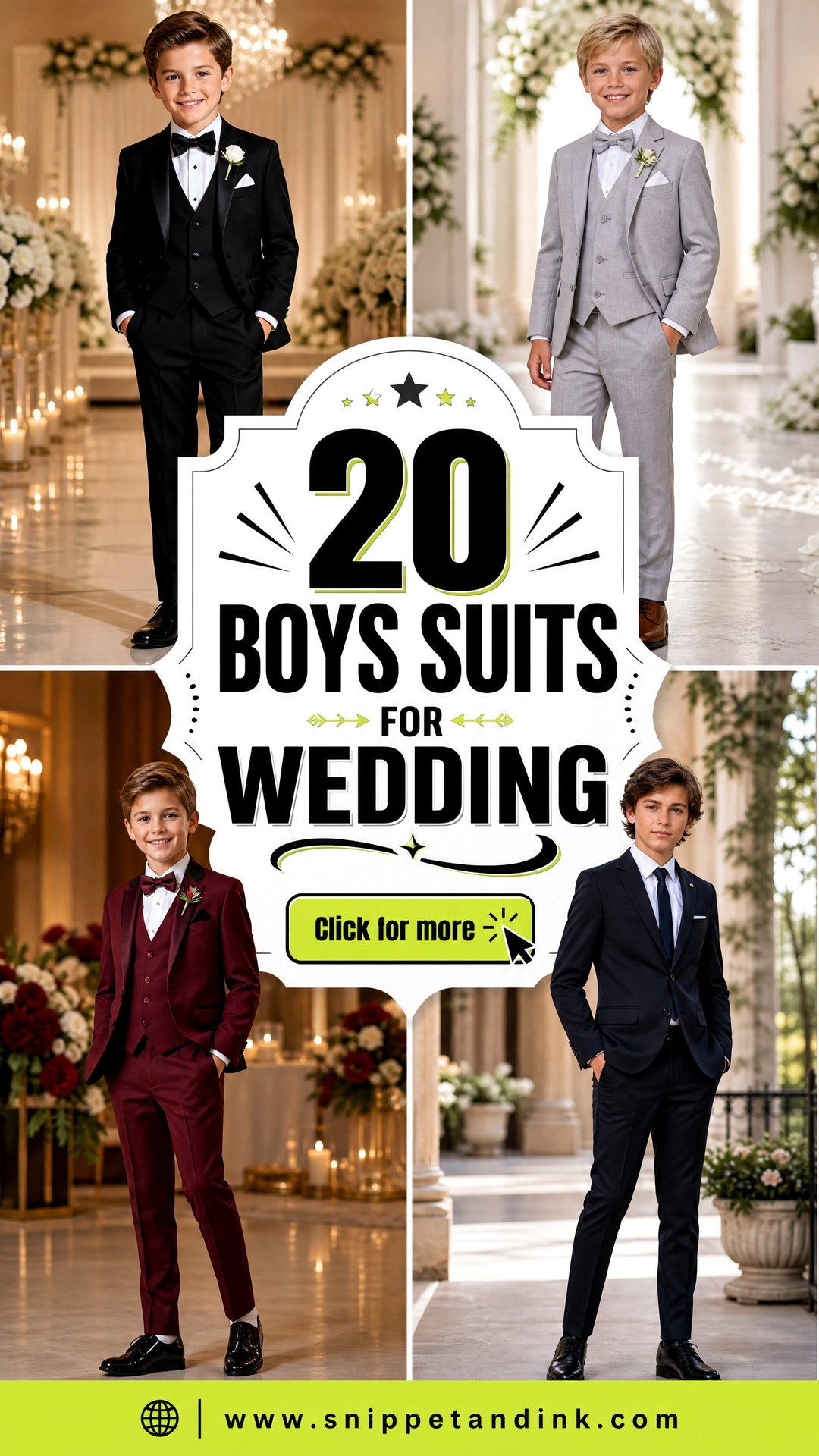 20 Boys Suits for Wedding Sharp and Stylish Celebration Looks - 20 Boys Suits for Wedding: Sharp and Stylish Celebration Looks