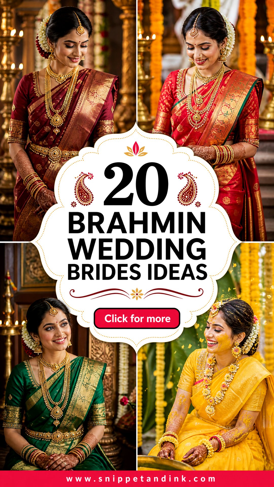 20 Brahmin Wedding Brides Ideas for Timeless Traditional Style - 20 Brahmin Wedding Brides Ideas for Timeless Traditional Style