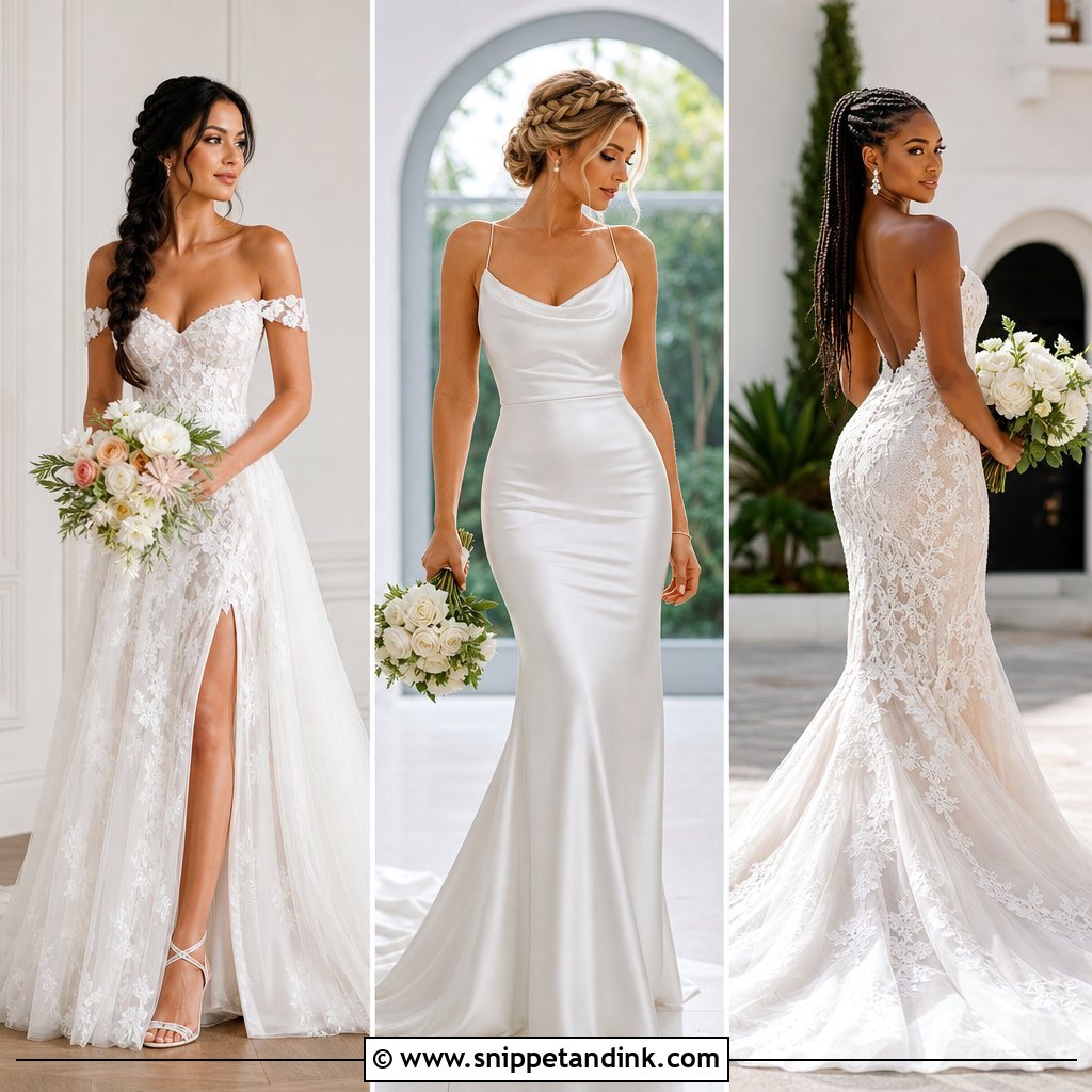 20 Braid Dress Wedding Ideas for Romantic Bridal Style