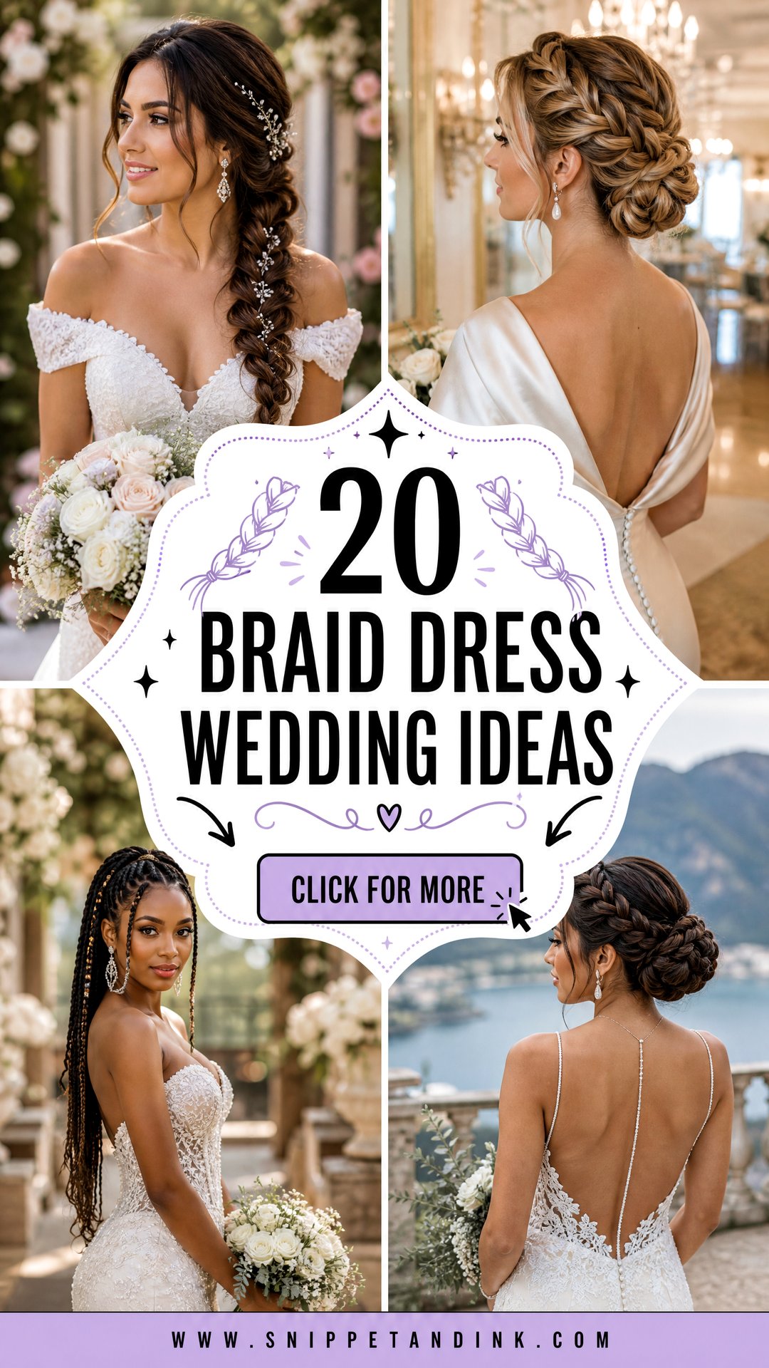 20 Braid Dress Wedding Ideas for Romantic Bridal Style - 20 Braid Dress Wedding Ideas for Romantic Bridal Style