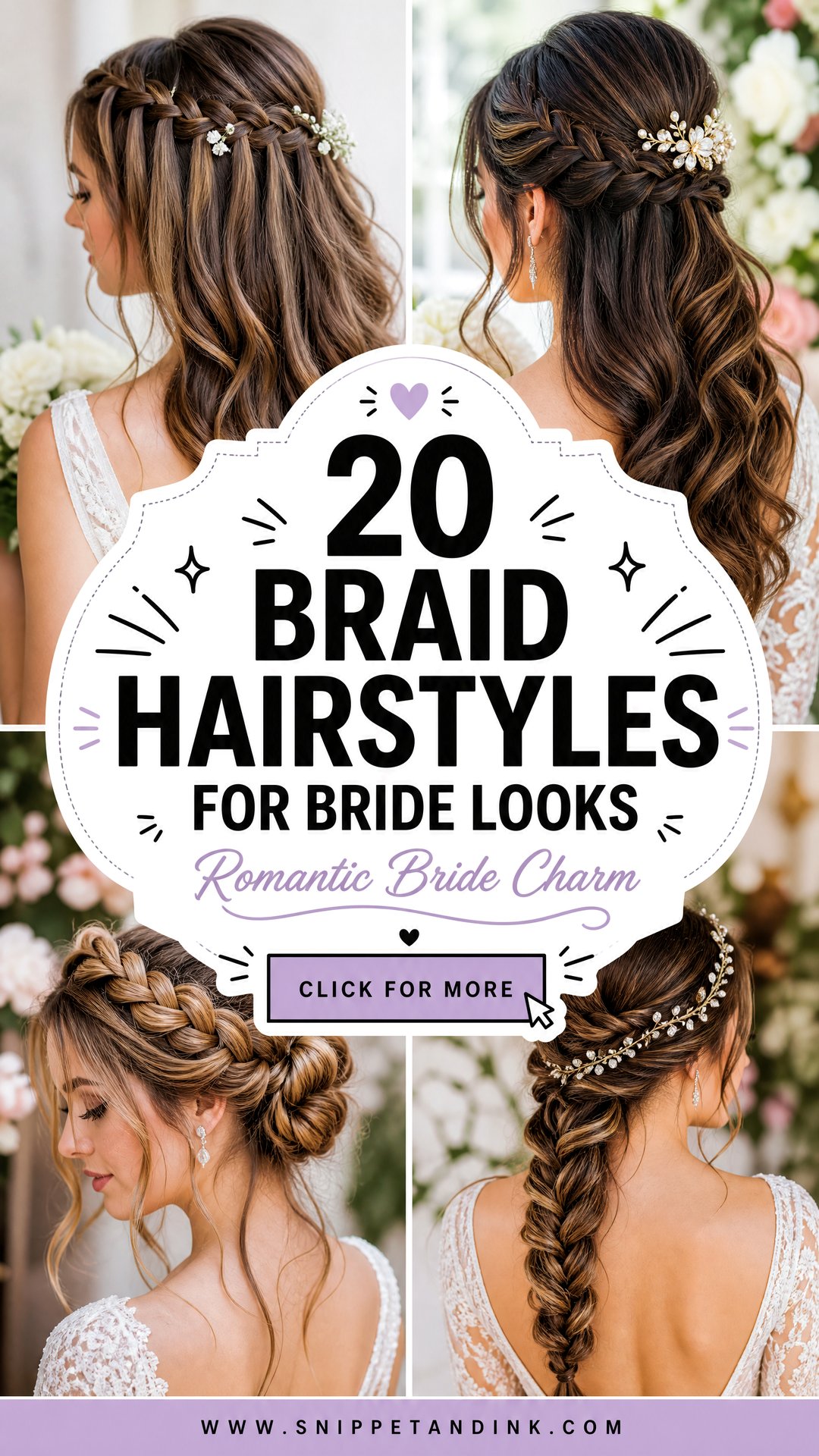 20 Braid Hairstyles for Bride Looks With Romantic Charm - 20 Braid Hairstyles for Bride Looks With Romantic Charm