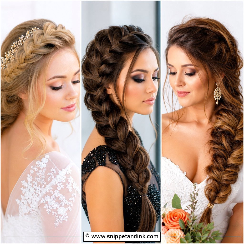 20 Braid Makeup Wedding Ideas for a Soft Bridal Glow