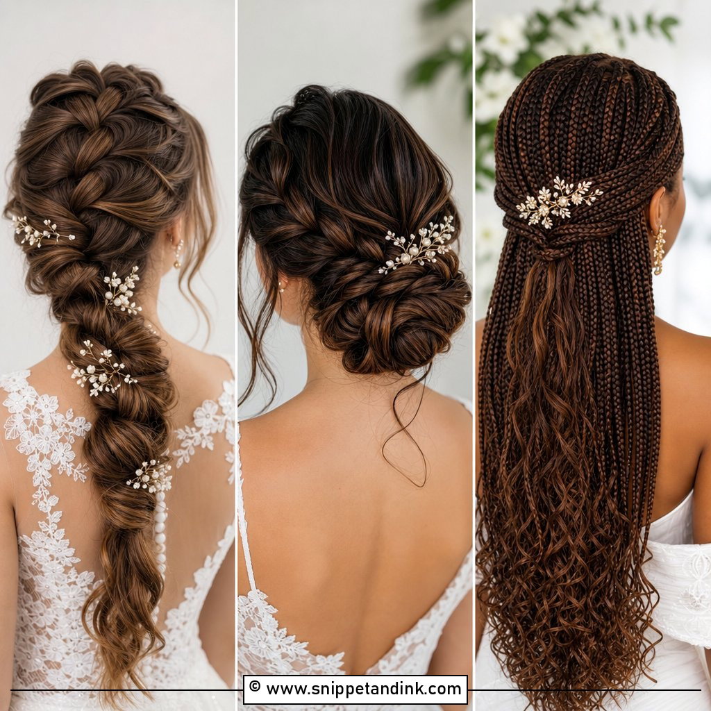 20 Braid Wedding Hairstyles for Long Hair Brides