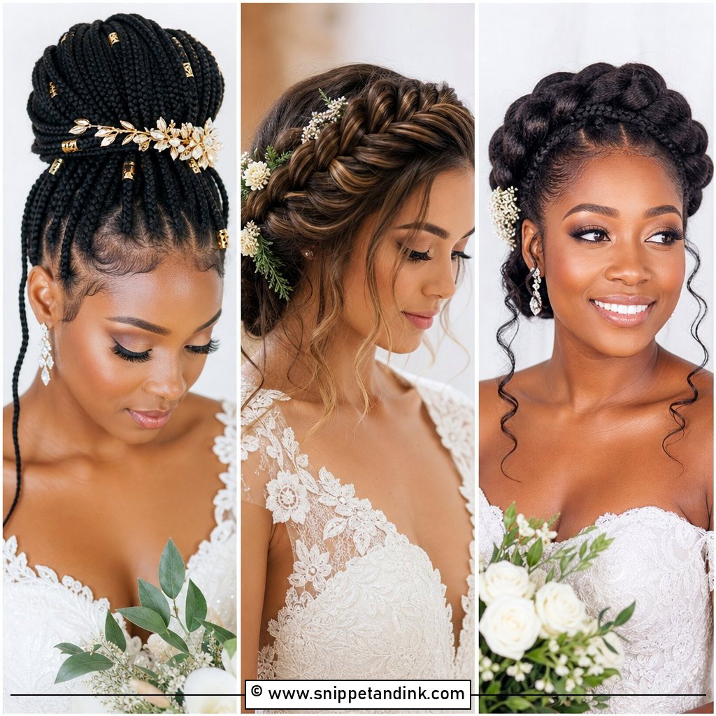 20 Braided Wedding Hairstyles Black Women Elegant Looks