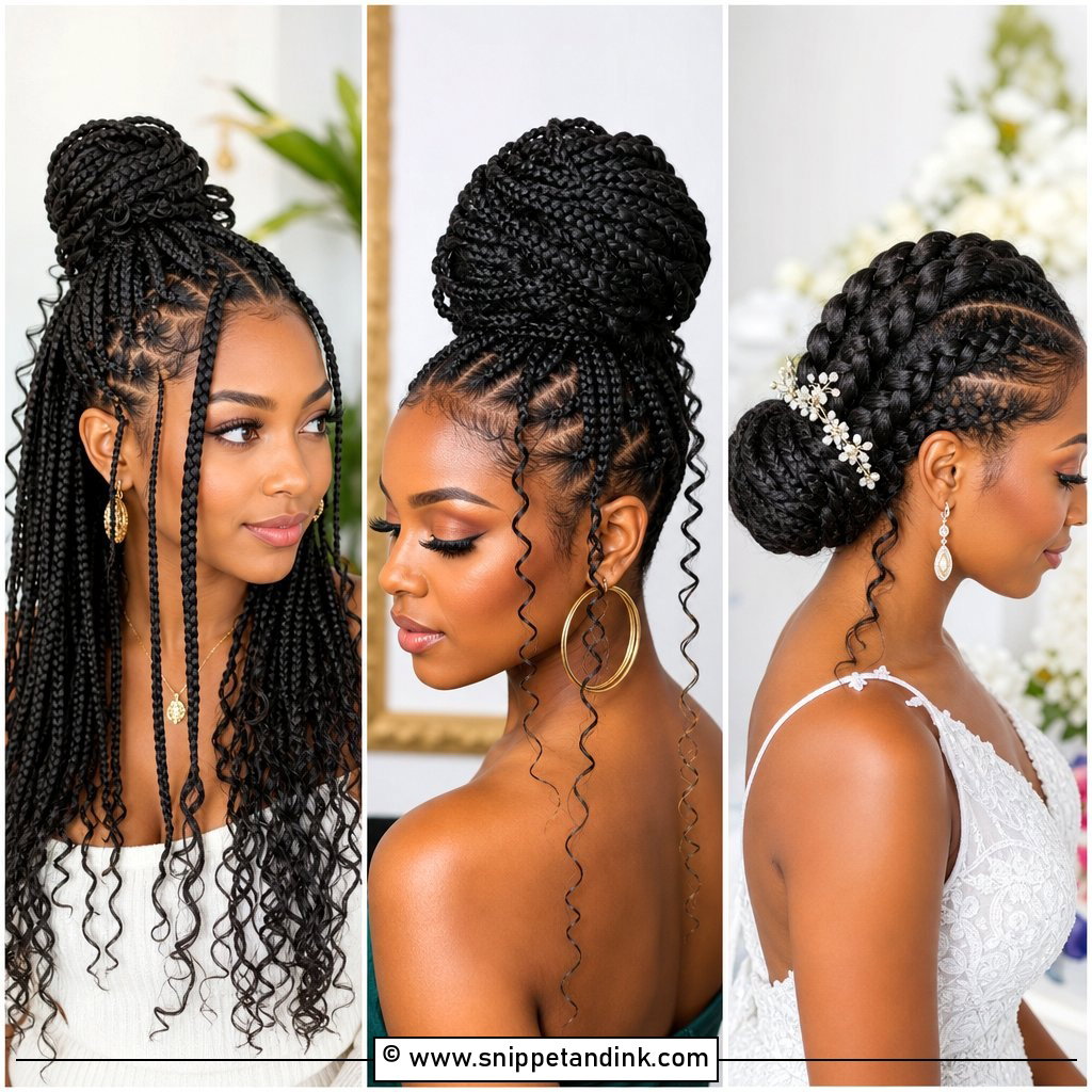 20 Braids Wedding Hairstyles Black Women Elegant Ideas