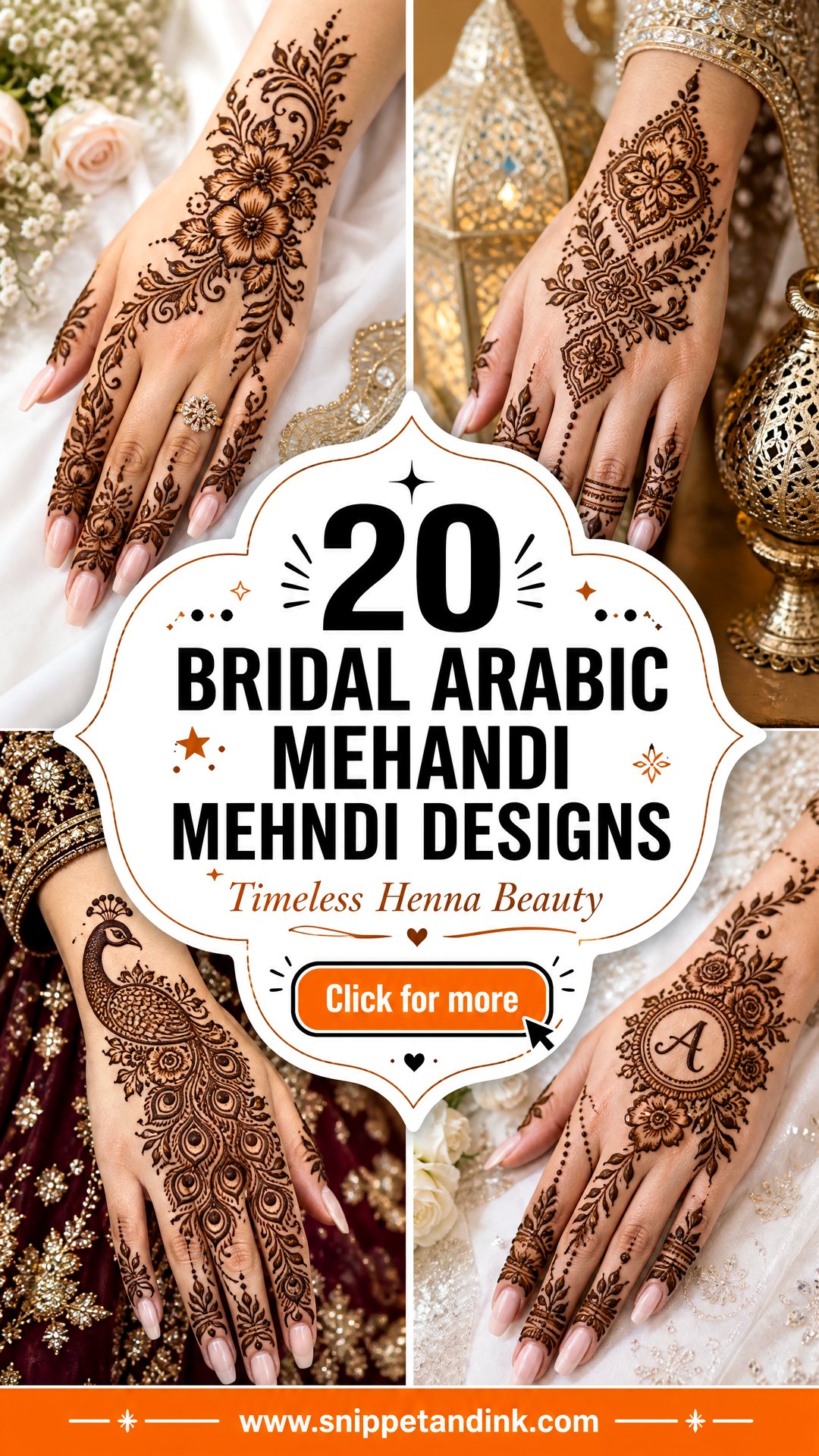 20 Bridal Arabic Mehandi Mehndi Designs Timeless Ideas - 20 Bridal Arabic Mehandi Mehndi Designs: Timeless Ideas