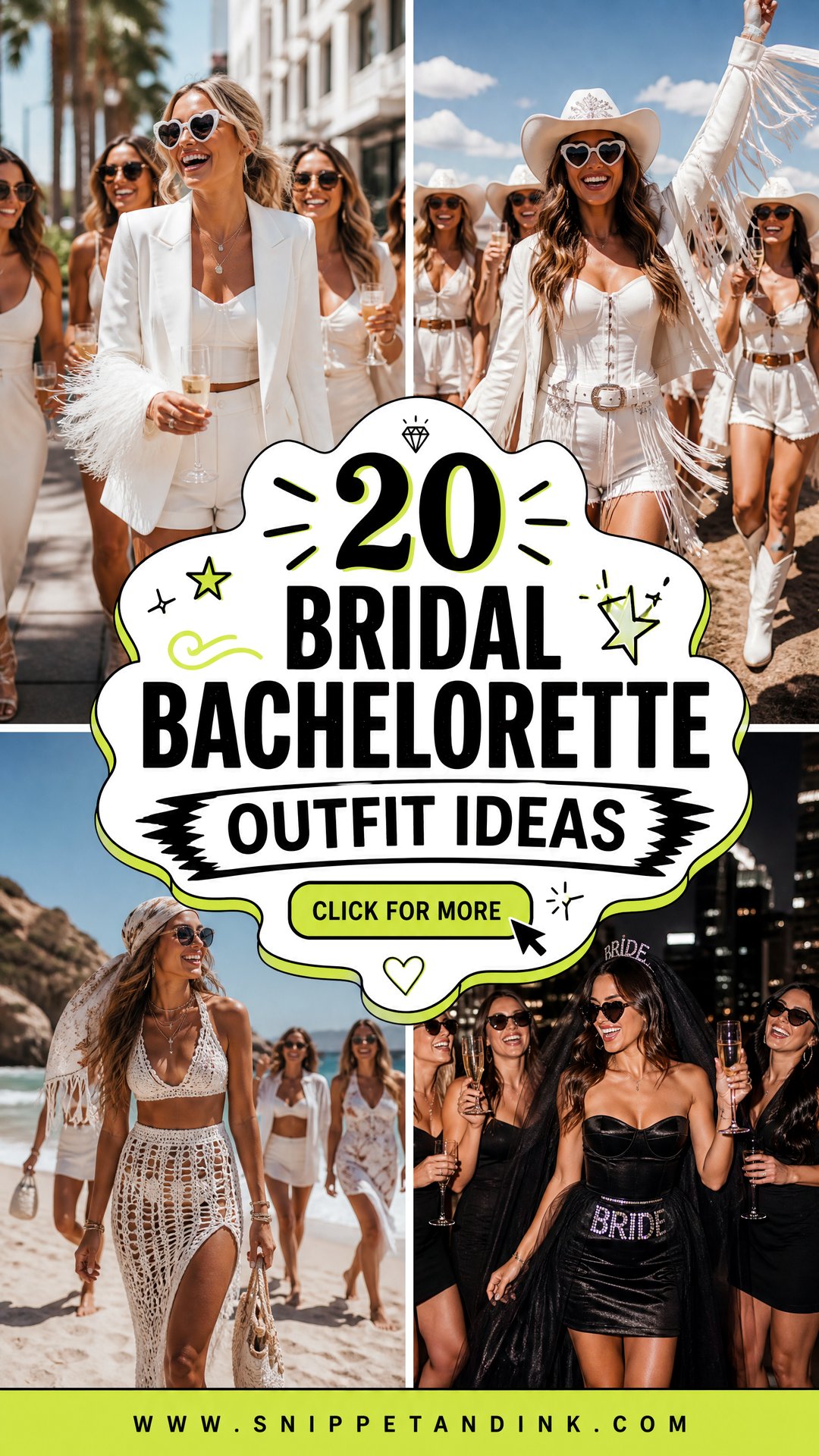 20 Bridal Bachelorette Outfit Ideas for a Standout Weekend - 20 Bridal Bachelorette Outfit Ideas for a Standout Weekend