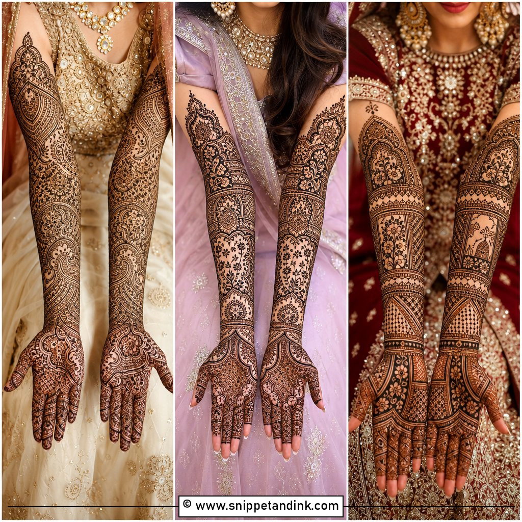 20 Bridal Back Full Hand Mehndi Designs Elegant Ideas