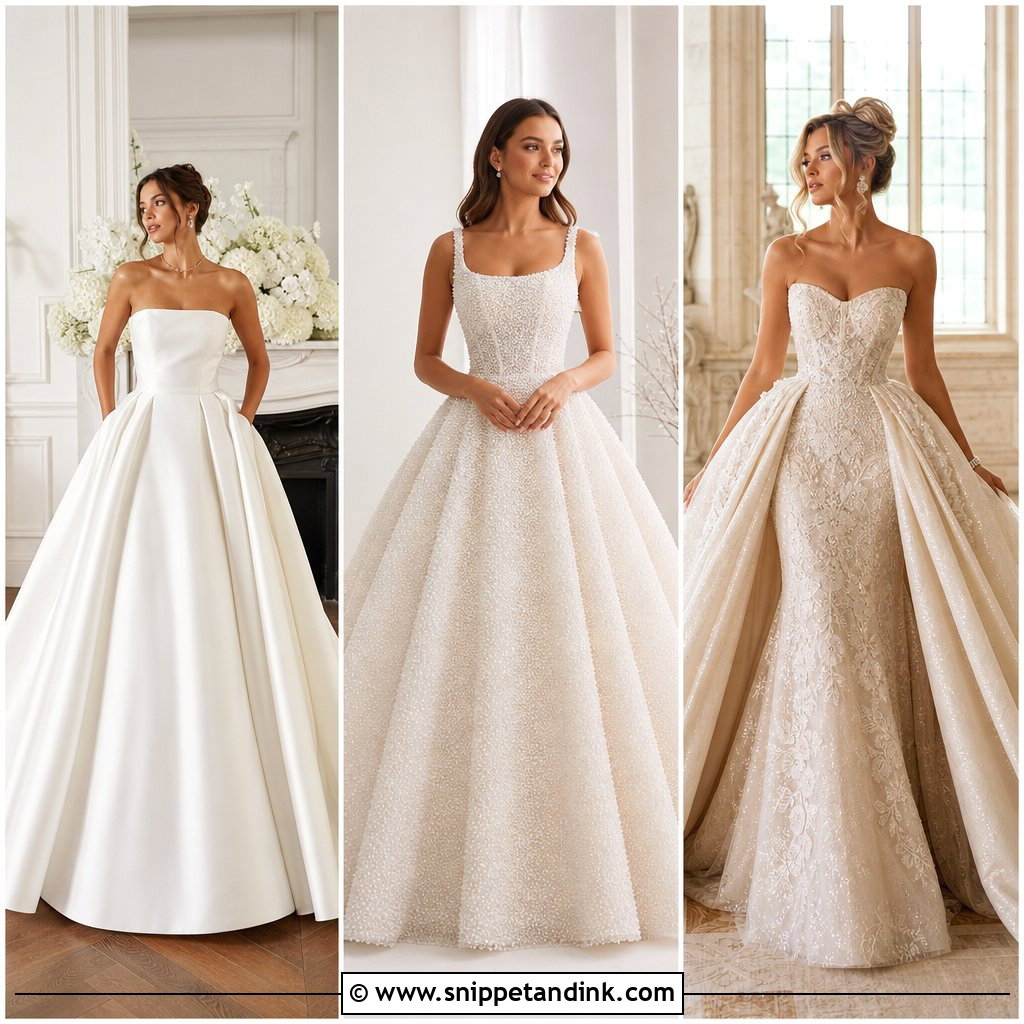 20 Bridal Ball Gowns That Deliver Timeless Wedding Drama