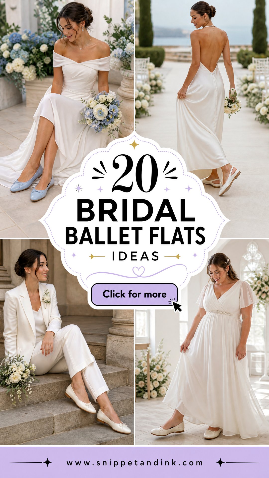 20 Bridal Ballet Flats Ideas Elegant Shoes for All-Day Comfort - 20 Bridal Ballet Flats Ideas: Elegant Shoes for All-Day Comfort