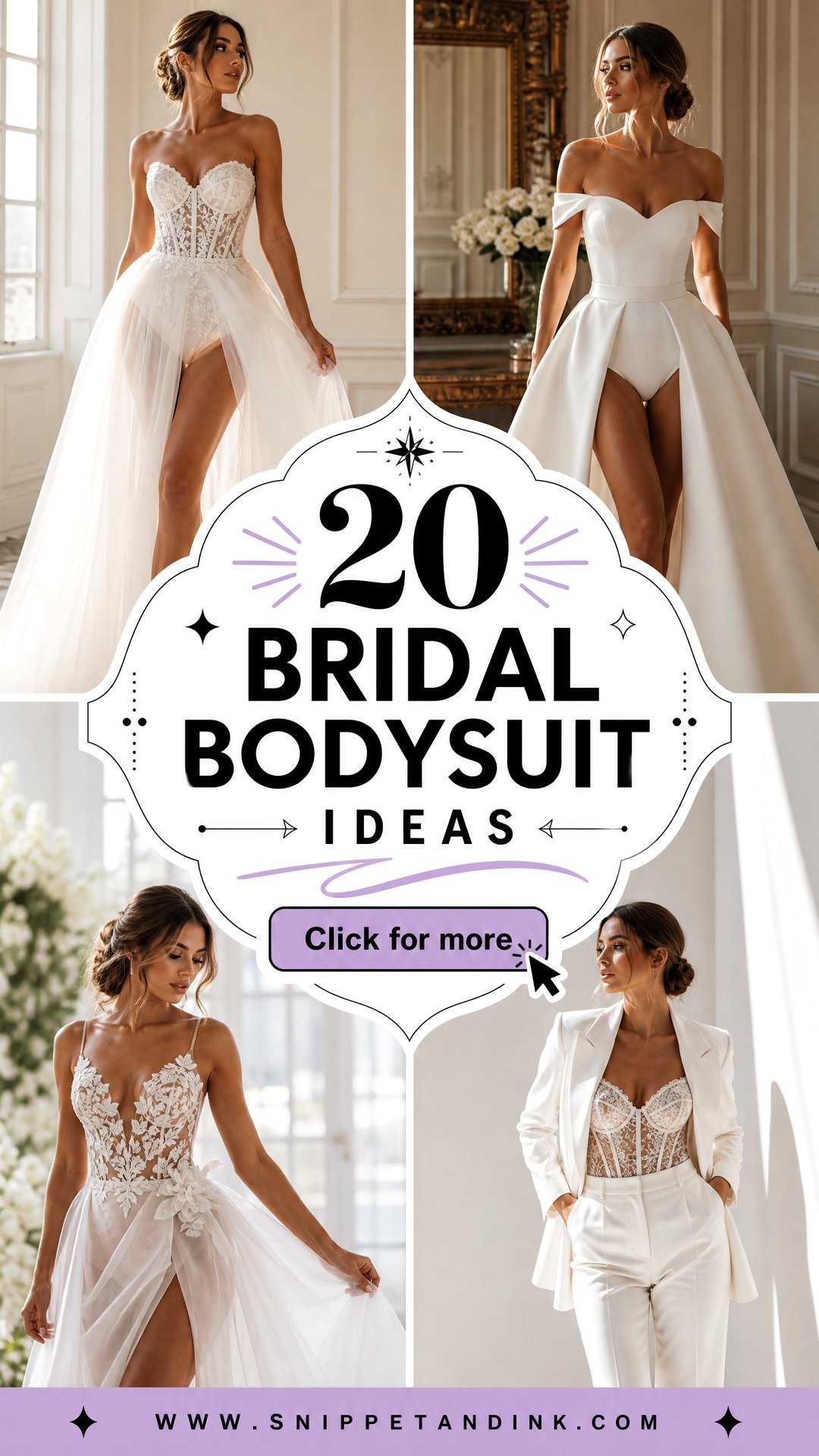 20 Bridal Bodysuit Ideas for a Modern Wedding Wardrobe - 20 Bridal Bodysuit Ideas for a Modern Wedding Wardrobe